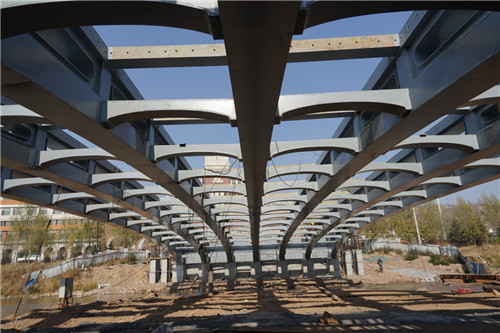 西寧海湖新區(qū)景觀橋-陜西鋼構(gòu)橋梁